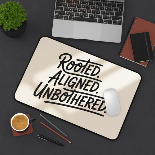 Rooted Aligned Unbothered Desk Mat, Inspirational Office Decor, Chic Computer Mousepad, Motivational Gift for Students, Modern Home [...]
