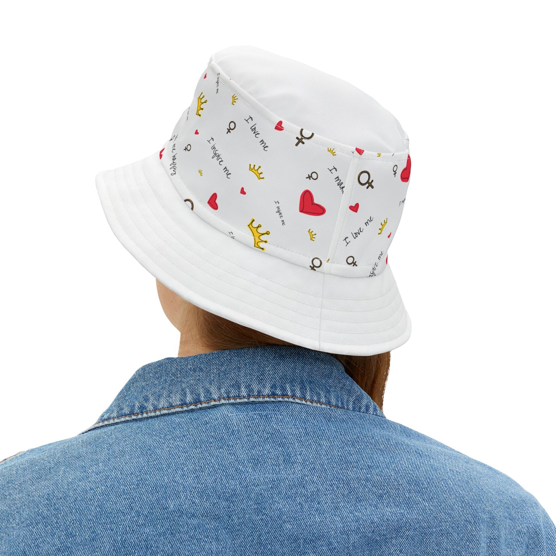 Charming Bucket Hat - I Make Me Happy, Cute Summer Accessory, Unisex Gift, Fun Fashion, Outdoor Style